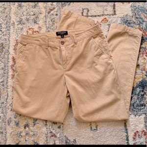 Banana Republic Girlfriend Fit Khaki Chino Pants